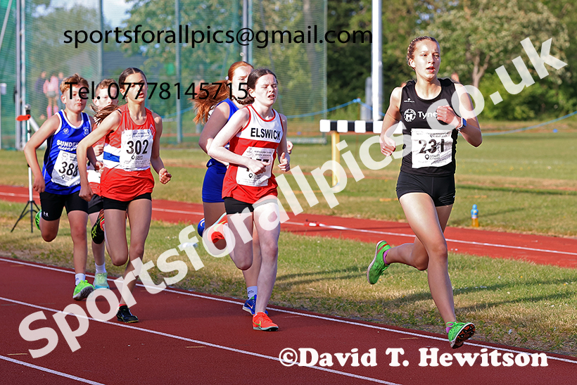 The 800 metres, 2025 NEGP No 2, Monkton Stadium, Wednesday, May 28th. Photo: David T. Hewitson/Sports for All Pics